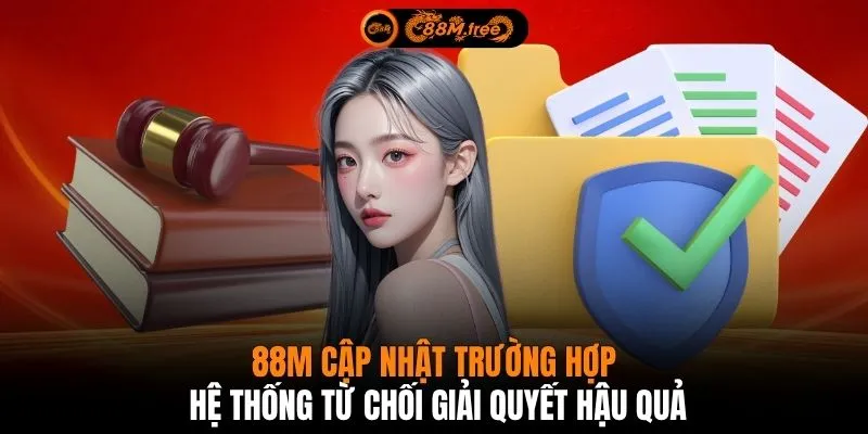 88M cập nhật trường hợp hệ thống từ chối giải quyết hậu quả