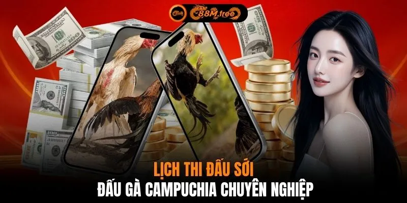 Lịch thi đấu sới đấu gà Campuchia chuyên nghiệp